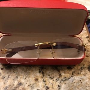 Cartier Engraved Glasses
